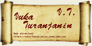 Vuka Turanjanin vizit kartica